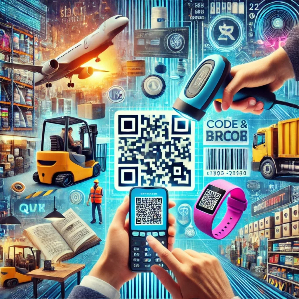 QR-code barcode gebruik scannen