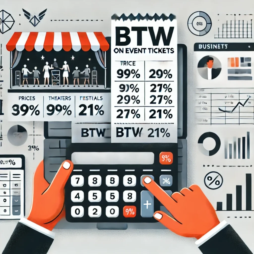 btw inclusief exclusief berekenen tickets inkomsten